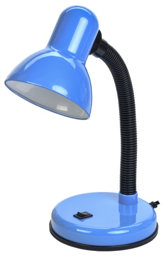 LIGHTING Светильник настольный 1002 на подставке Е27 синий | код LNNL0-1002-2-VV-40-K07 | IEK